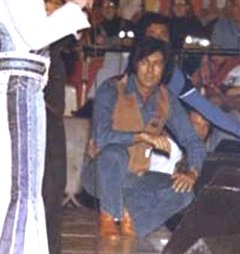 Larry onstage with EP